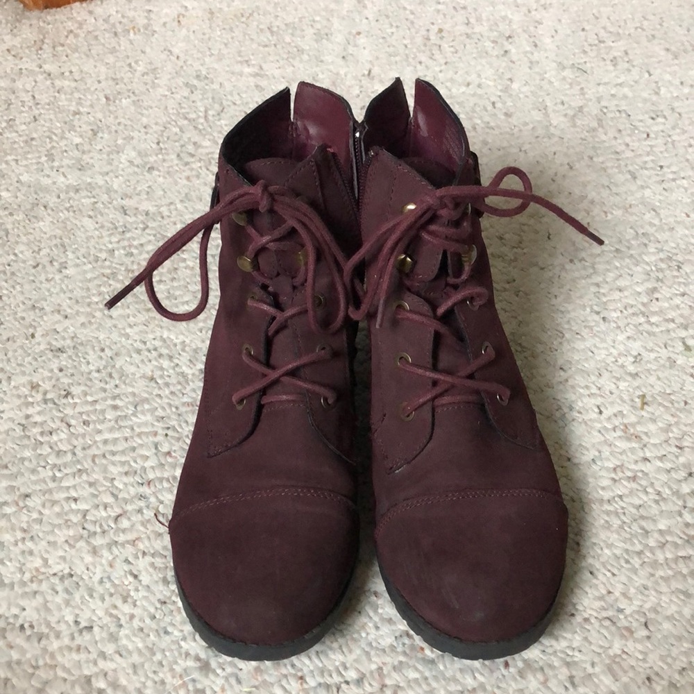 Madden Girl Maroon Boots